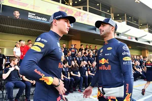 Max Verstappen, Red Bull Racing en Daniel Ricciardo, Red Bull Racing