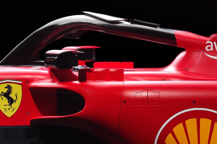 Ferrari SF-23. detalle cabina