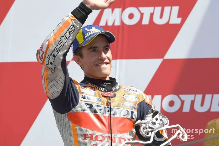 Podio: segundo puesto Marc Márquez, Repsol Honda Team