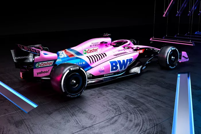 Alpine A522 con decoración Rosa