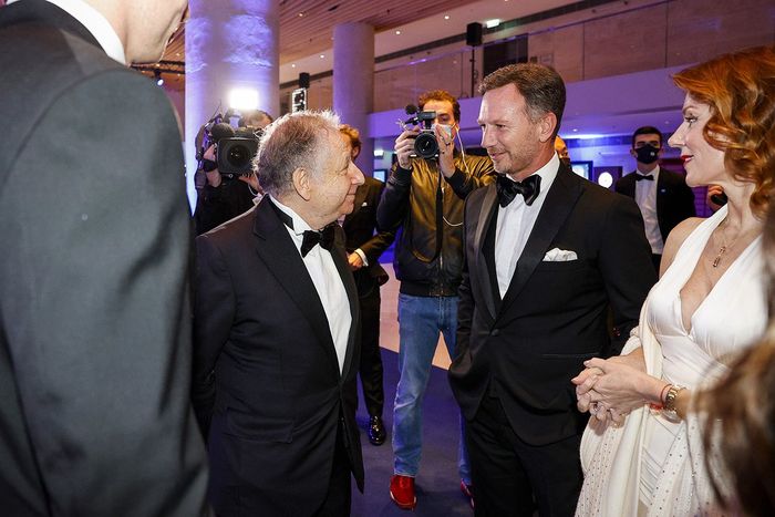 Jean Todt, Presidente de la FIA, con Christian Horner, Red Bull Racing