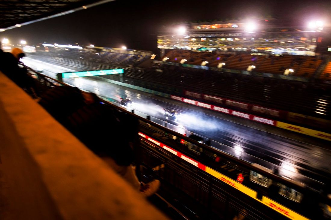 Nocna akcja na torze