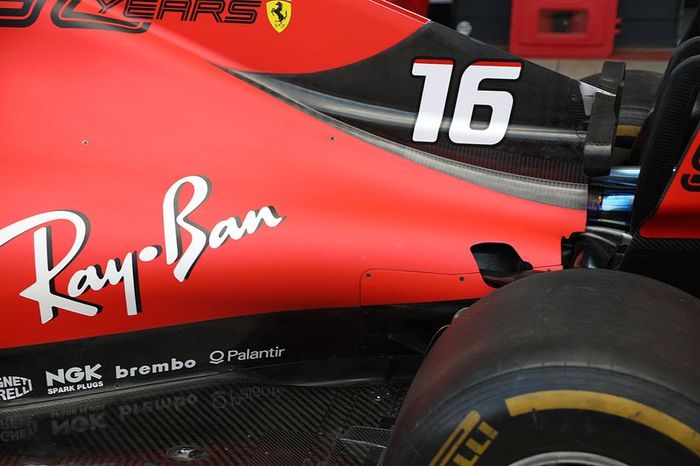 Detalle trasero de Charles Leclerc, Ferrari SF90