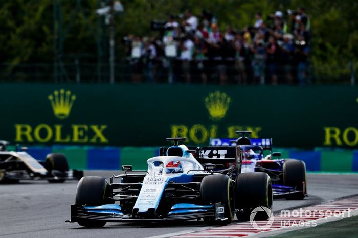George Russell, Williams Racing FW42, Daniil Kvyat, Toro Rosso STR14