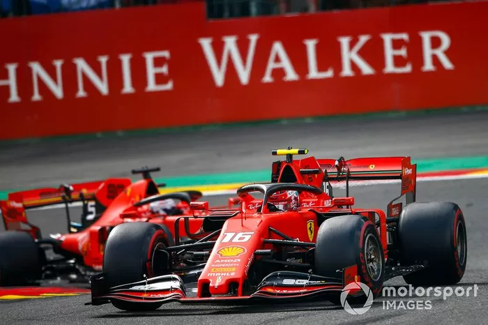 Charles Leclerc, Ferrari SF90, Sebastian Vettel, Ferrari SF90