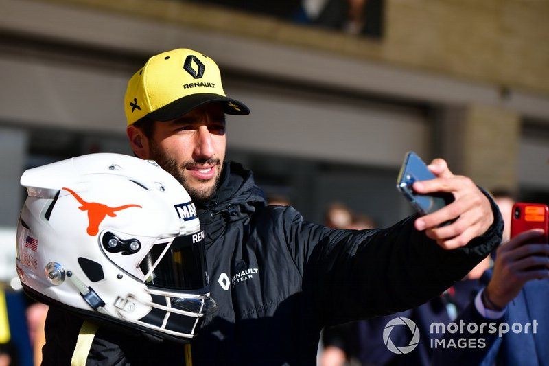 Capacete de Daniel Ricciardo, Renault F1 Team