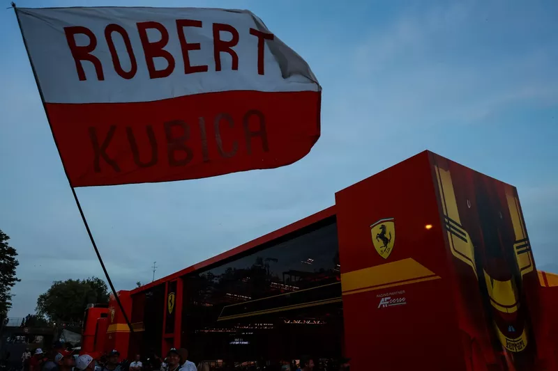 Drapeau de Robert Kubica