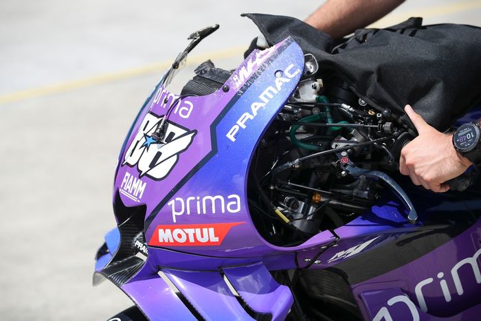 Bike of Miguel Oliveira, Pramac Racing