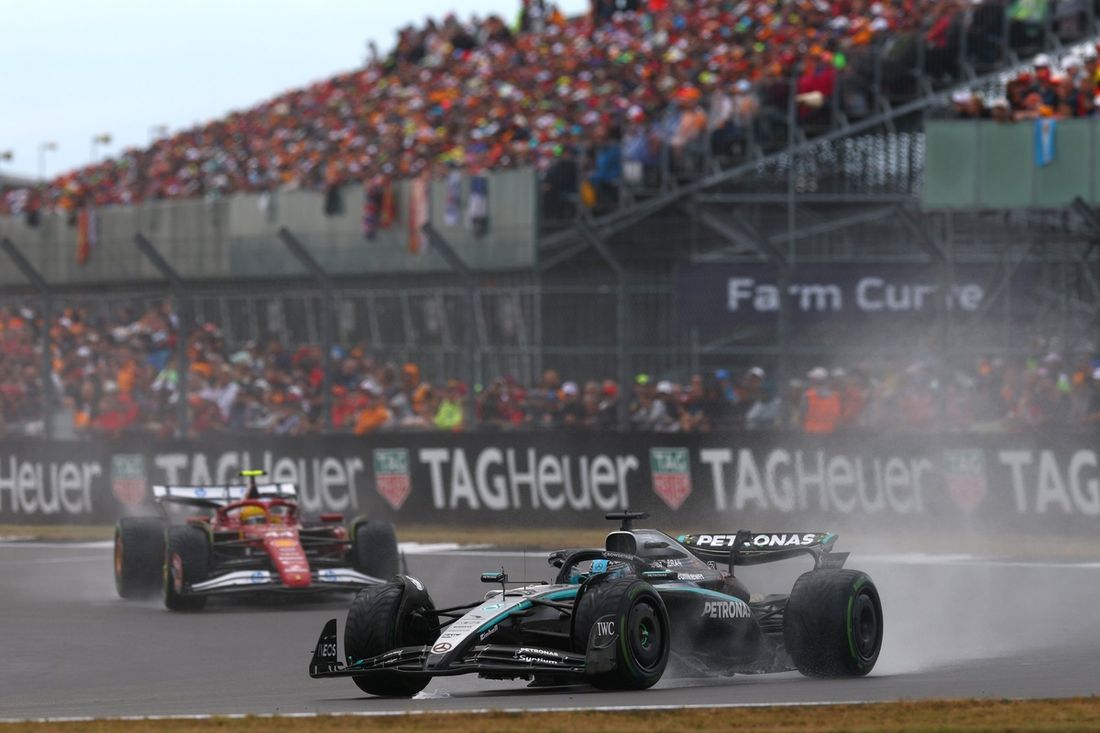 Lewis Hamilton, Ferrari, George Russell, Mercedes