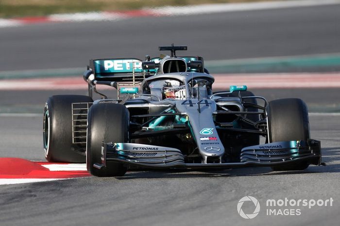La pretemporada 2019 parecía teñida de color Ferrari, ya que Mercedes pareció estar siempre un paso por detrás en Barcelona