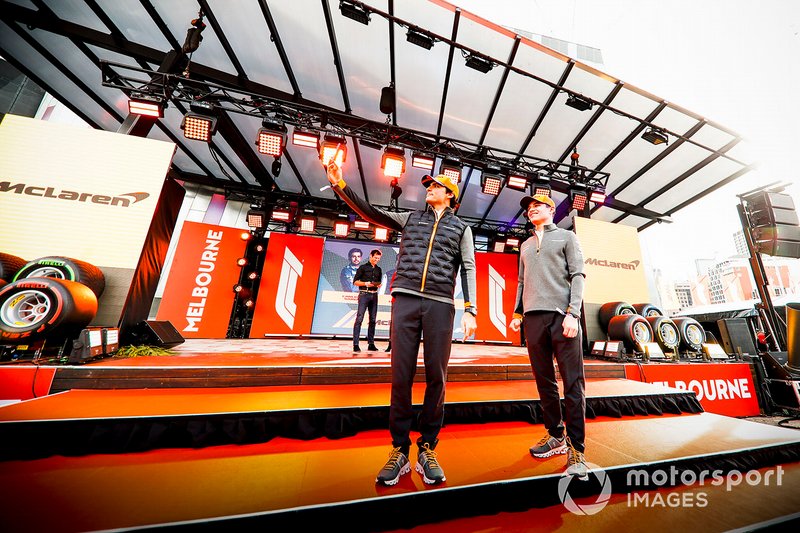 Carlos Sainz Jr., McLaren VE Lando Norris, McLaren