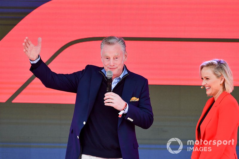 Sean Bratches, Managing Director delle operazioni commerciali, Formula One Group, all'evento a Federation Square
