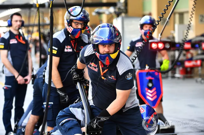 Mecánicos de Red Bull Racing