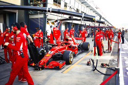 Simulation d'arrêt au stand chez Ferrari