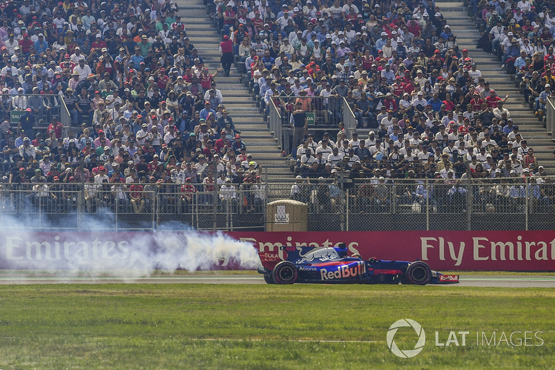 Brendon Hartley, Scuderia Toro Rosso STR12 abandona