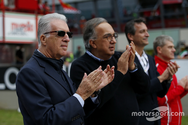 Piero Lardi Ferrari, Ferrari Vice President and Sergio Marchionne, CEO FIAT