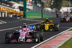 Esteban Ocon, Force India VJM11, Carlos Sainz Jr., Renault Sport F1 Team R.S. 18 ve Romain Grosjean, Haas F1 Team VF-18