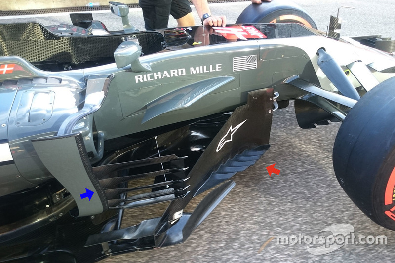 Bargeboard del Haas F1 Team VF-17