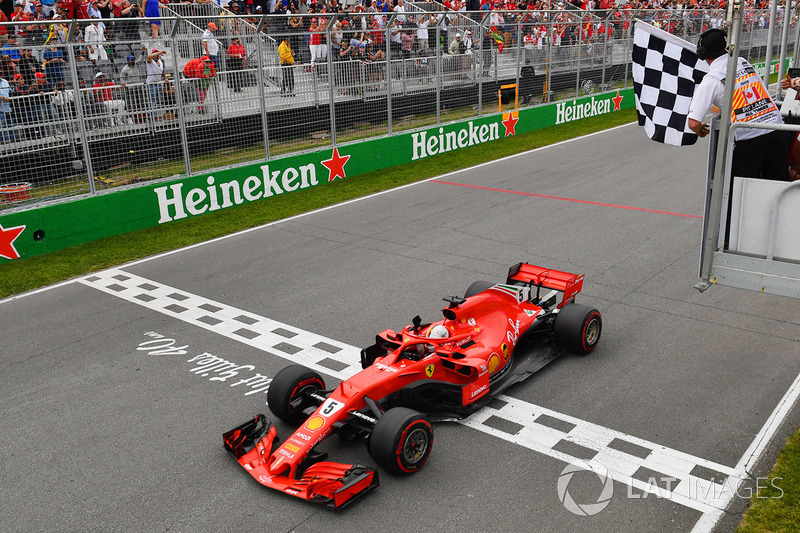 Себастьян Феттель, Ferrari SF71H здобуває перемогу