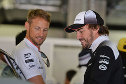 Jenson Button, McLaren y Fernando Alonso, McLaren