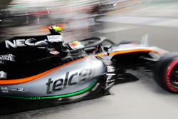 Sergio Perez, Sahara Force India F1 VJM09, mit Cockpitschutz Halo