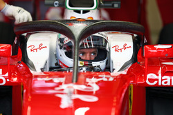 Sebastian Vettel, Ferrari SF16-H, mit Halo 2