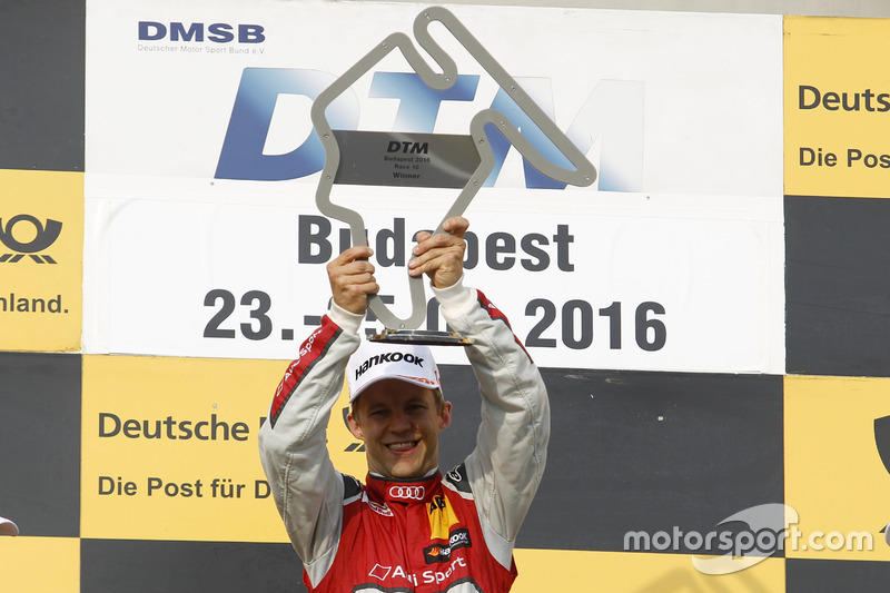 Podium: Race winner Mattias Ekström, Audi Sport Team Abt Sportsline, Audi A5 DTM