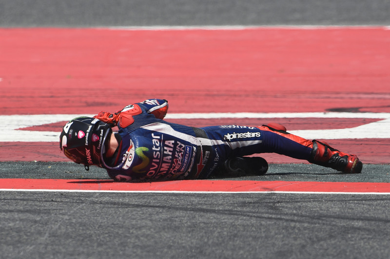 Lorenzo nach dem Unfall