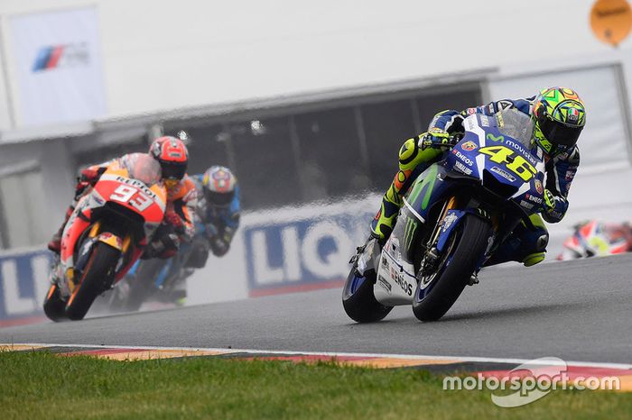 Valentino Rossi, Yamaha Factory Racing y Marc Márquez, Repsol Honda Team