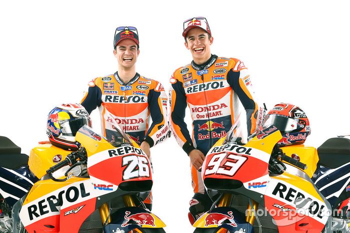 Marc Marquez, Repsol Honda Team, y Dani Pedrosa, Repsol Honda Team
