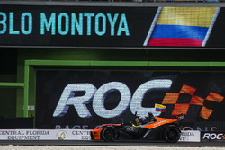 Champion of Champions Juan Pablo Montoya, celebrates his win