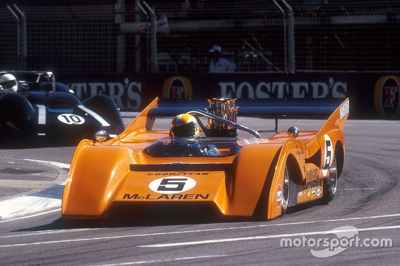 McLaren M8F Can-Am 1971 року у гонці підтримки