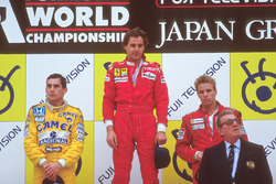 Podium: 1. Gerhard Berger, Ferrari; 2. Ayrton Senna, Team Lotus; 3. Stefan Johansson, McLaren