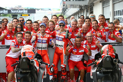 Een tweede en derde plaats voor Andrea Dovizioso, Ducati Team, Jorge Lorenzo, Ducati Team