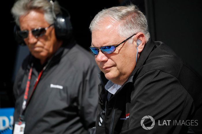 Art St. Cyr, Presidente de Honda Performance Development y Mario Andretti