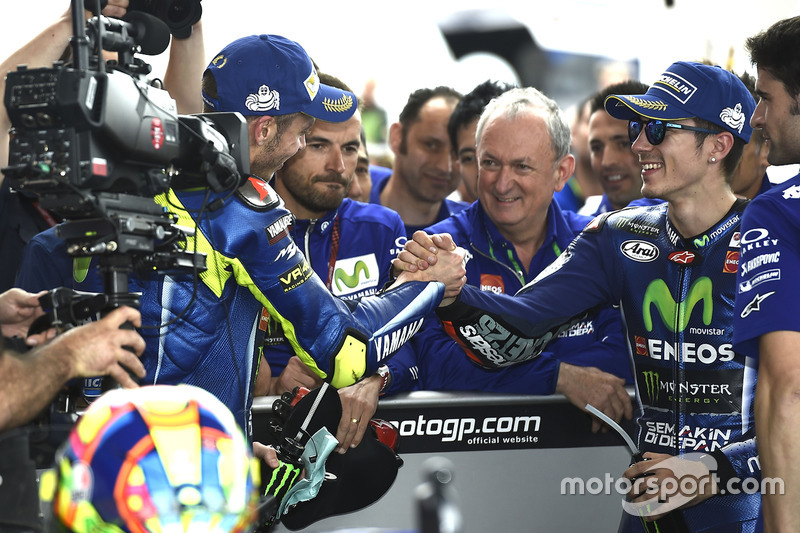 Valentino Rossi et Maverick Viñales