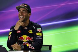 Press conference: third position Daniel Ricciardo, Red Bull Racing