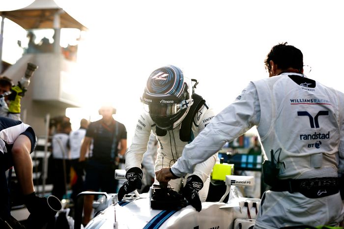Valtteri Bottas, Williams,en la parrilla