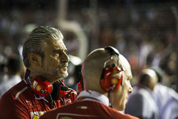 Maurizio Arrivabene, Ferrari Team Principal and Jock Clear, Ferrari Chief Engineer