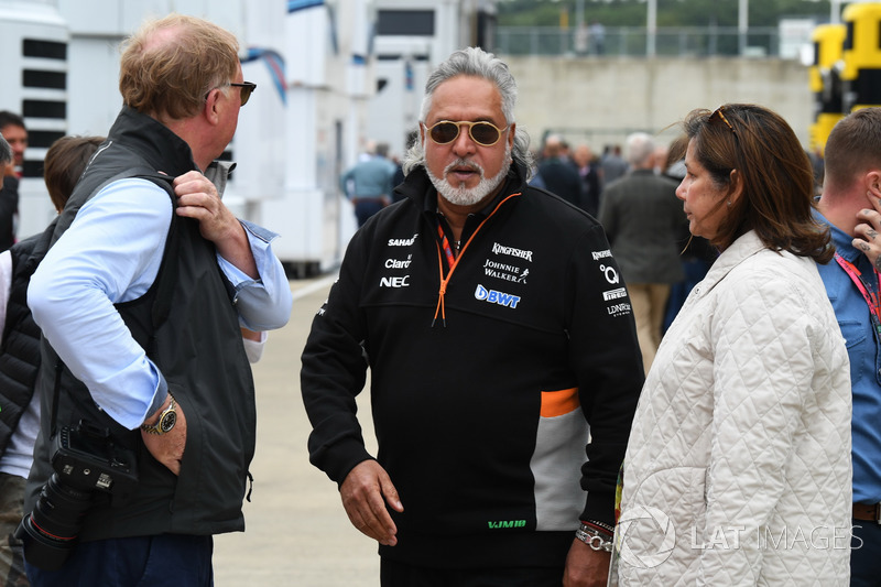 Dr. Vijay Mallya, Force-India-Teambesitzer