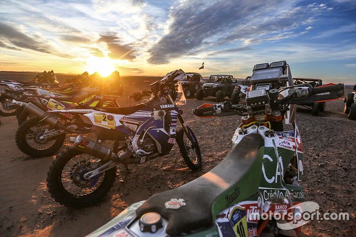 Aspectos del vivac esta mañana