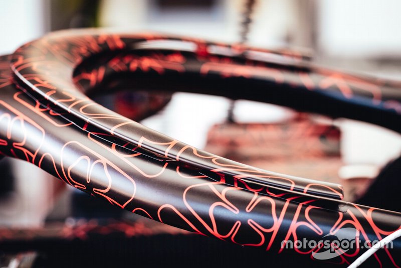 Détail du Halo Alfa Romeo Racing