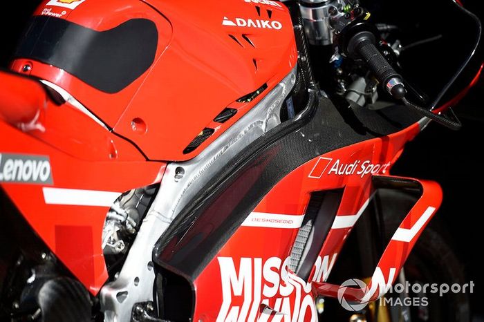 Ducati Team bike detalle