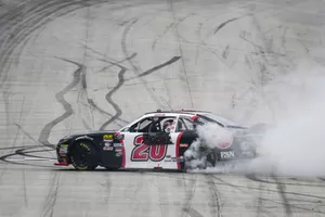 Race winner Christopher Bell, Joe Gibbs Racing, Toyota Camry Rheem