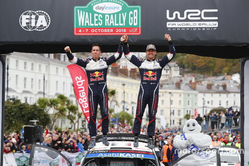 I vincitori Sébastien Ogier, Julien Ingrassia, M-Sport Ford WRT Ford Fiesta WRC