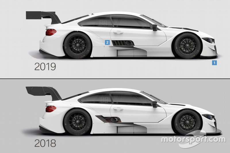 Порівняння BMW M4 сезонів DTM 2018/2019