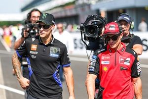 Marc Marquez, Ducati Team, Fabio Quartararo, Yamaha Factory Racing