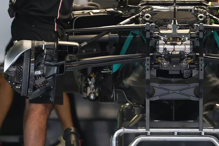 Mercedes W11 front detail
