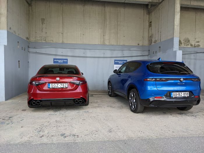 Alfa Romeo Giulia, Guanyu Zhou; Alfa Romeo Tonale, Valtteri Bottas