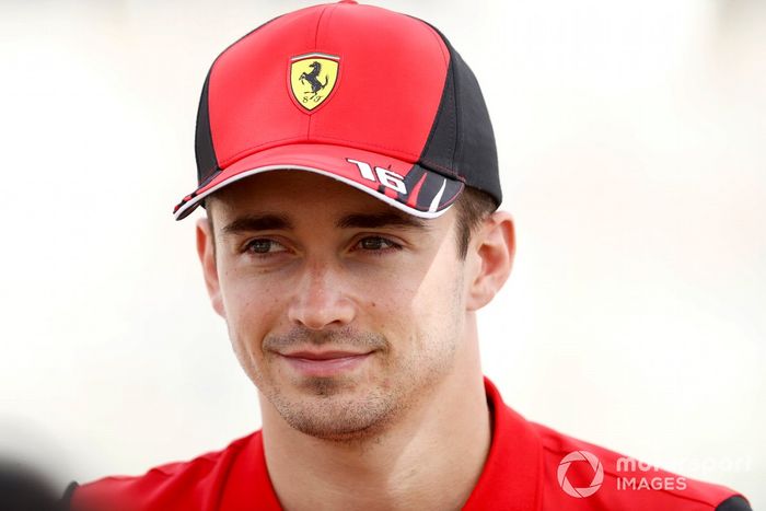 Charles Leclerc, Ferrari habla con la prensa